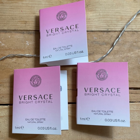 Versace Bright Crystal Sample x 3 new - Picture 1 of 3